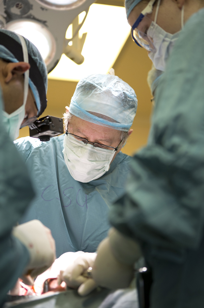 Surgeons in the operating room
