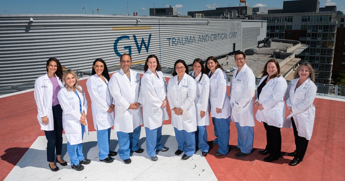 gw trauma center team