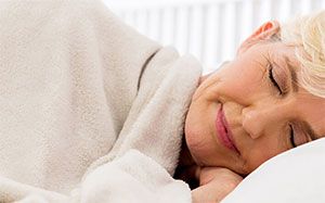 Woman sleeping