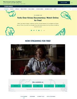 forks over knives documentary - website preview