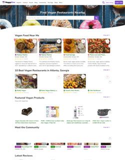 happycow website preview