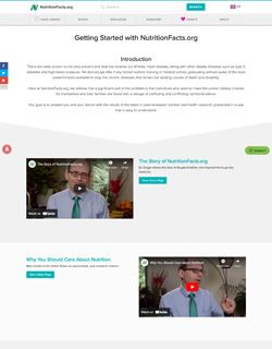Nutrition Facts Videos - website preview