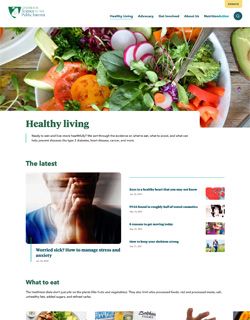 Center for Science in the Public Interest website preview