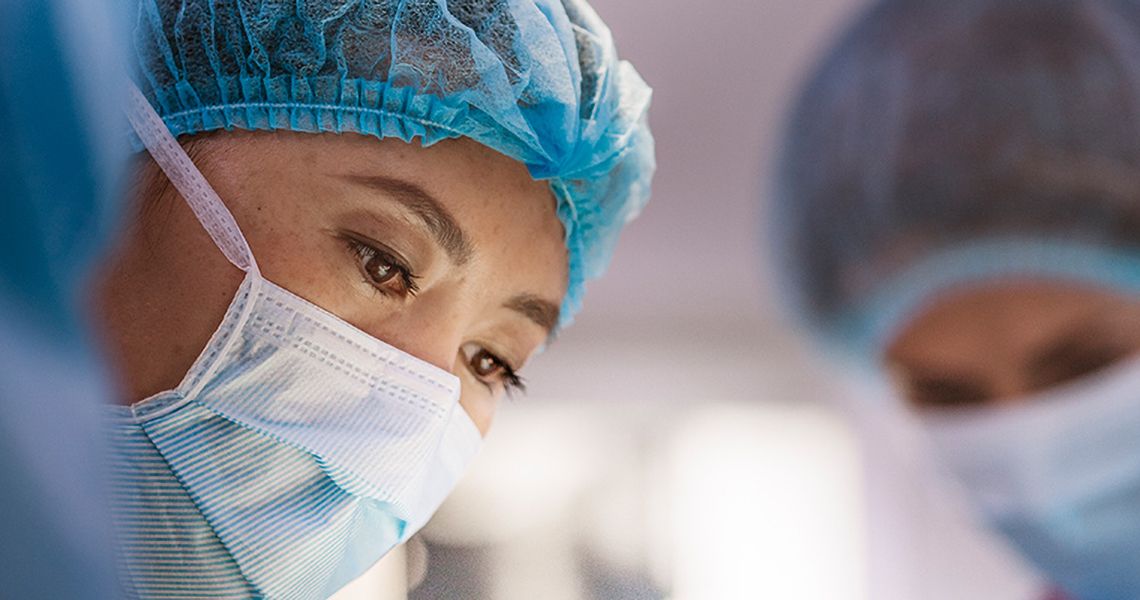Surgeons in the operating room
