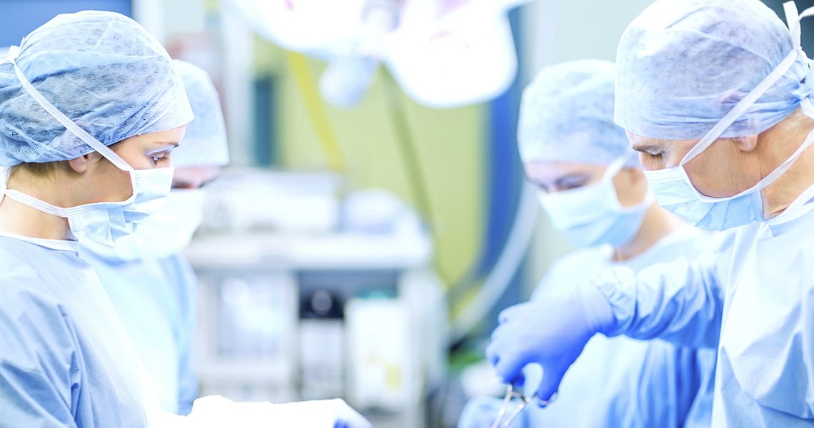 Surgeons in the operating room