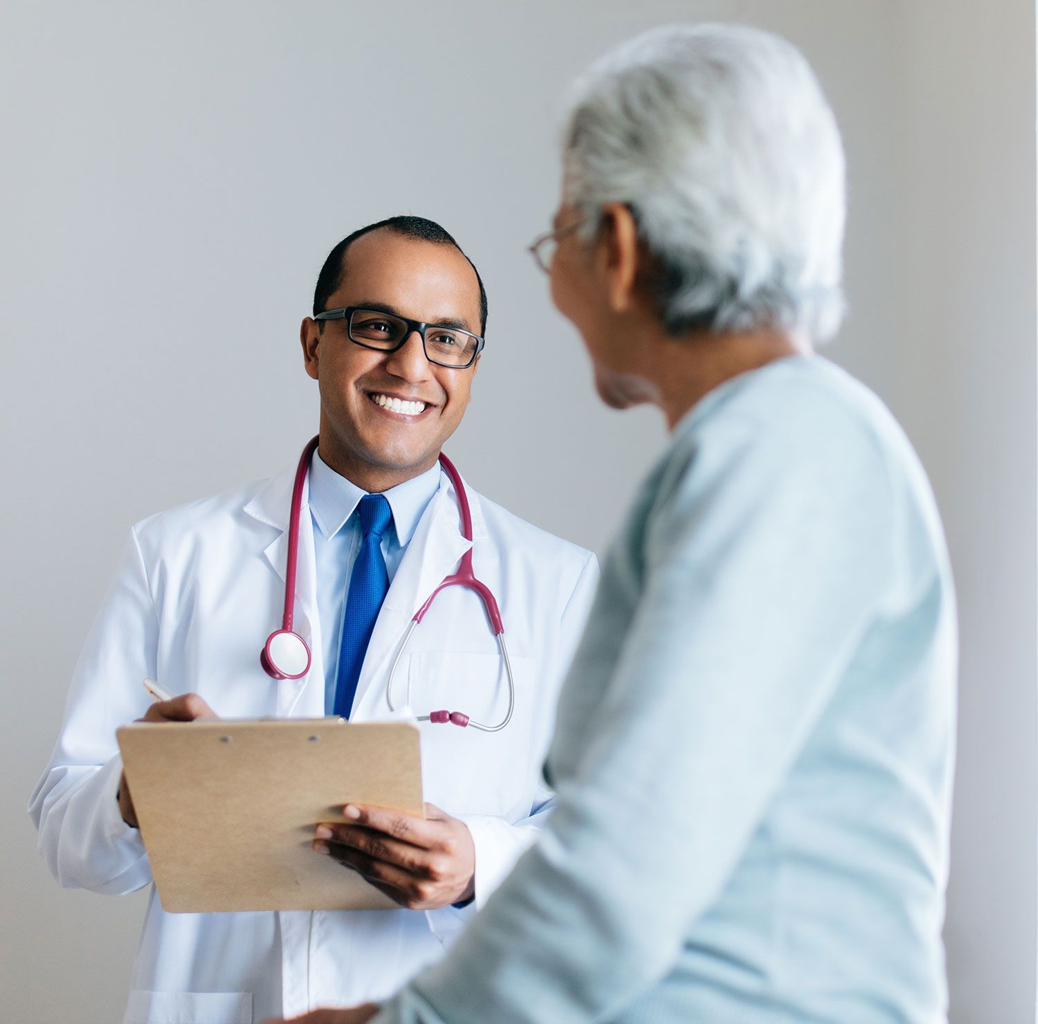 doctor smiling