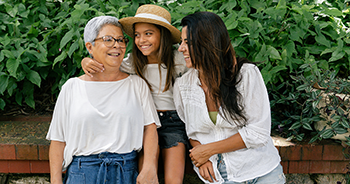 three generations in a family