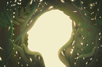 shape of head in plants