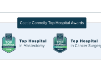Castle Connolly Top Hospital Awards badges