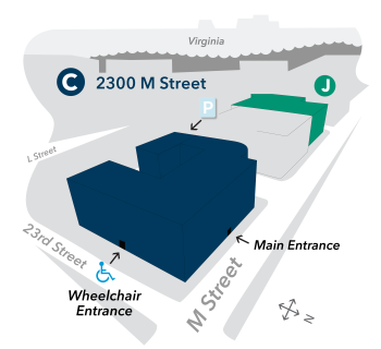 Illustration of 2300 M Street Building