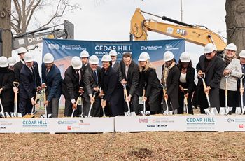 Image of groundbreaking event for new Cedar Hill Regional Medical Center GW Health